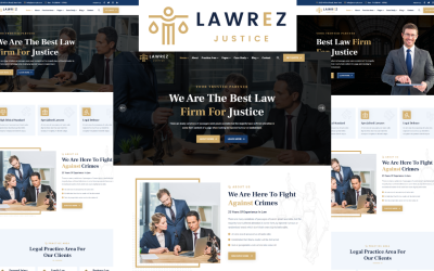 Шаблон Lawrez - Адвокаты Адвокаты и юридическая фирма Шаблон 