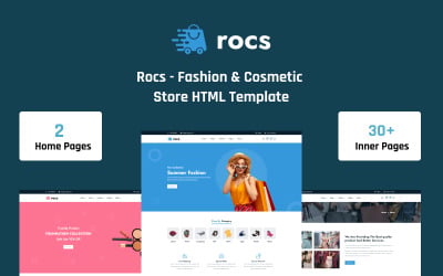 Шаблон Rocs - HTML-шаблон магазина модной одежды и косметики