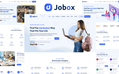 Шаблон Jobox — -шаблон доски объявлений и найма