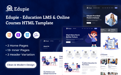 Шаблон Edupie - Образовательный HTML-