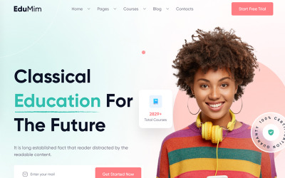 Шаблон Edumim – Образовательный React