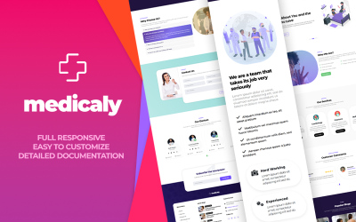 Шаблон Medicaly — Медицина и Здоровье Современный