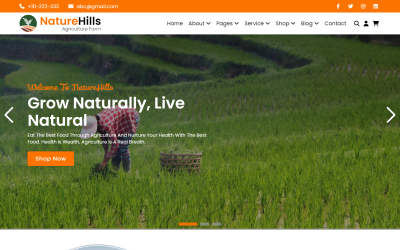 Шаблон NatureHills - -шаблон  сельскохозяйственной фермы