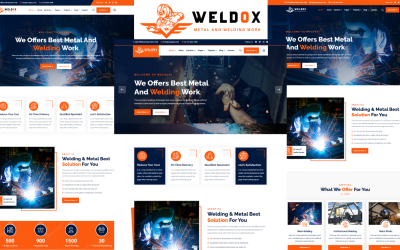 Шаблон Weldox - Сварка и металлообработка 