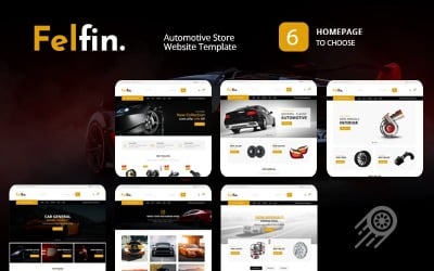 Шаблон Felfin - Шаблон сайта автомобильного магазина