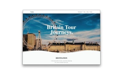 Шаблон Tourly - Шаблон HTML и блоков для путешествий и путешествий