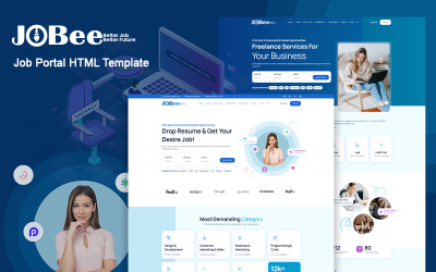 Шаблон Jobee - HTML-шаблон портала вакансий