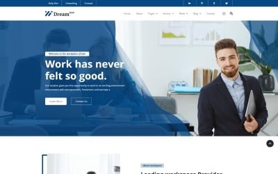 Шаблон DreamHub — -шаблон Workspace-Company