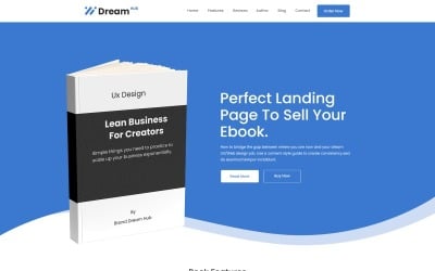 Шаблон Dreamhub — -шаблон электронной книги