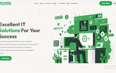 Шаблон техида | ИТ-решения Бизнес-услуги  шаблон  5