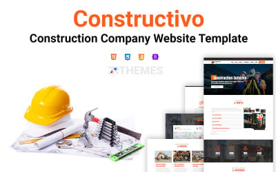 Шаблон Constructivo - Шаблон сайта строительной компании