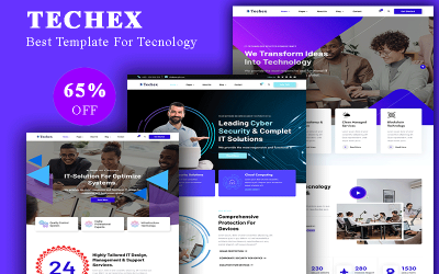Шаблон HTML-шаблон Techex-Технологии и ИТ-решения