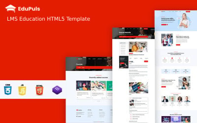 Шаблон Edupuls - -шаблон LMS и образования