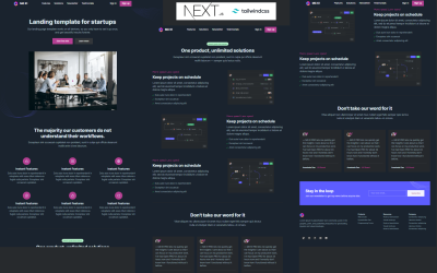 Шаблон Мо К! - Многоцелевой адаптивный шаблон Next Js