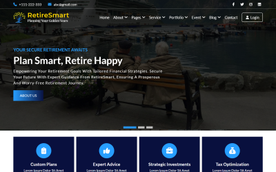 Шаблон RetireSmart - -шаблон  по пенсионному планированию