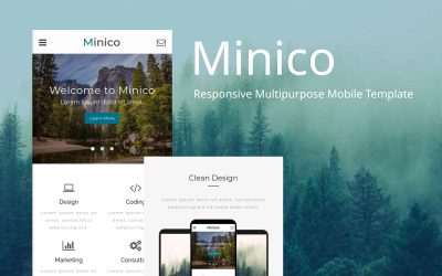 Шаблон Minico – Многоцелевой мобильный