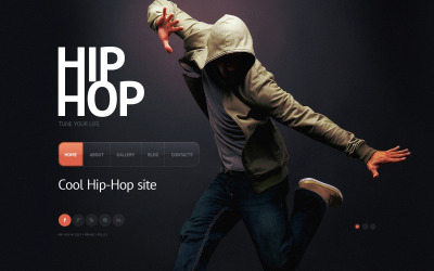 Шаблон Шаблон сайта танцевальной студии  