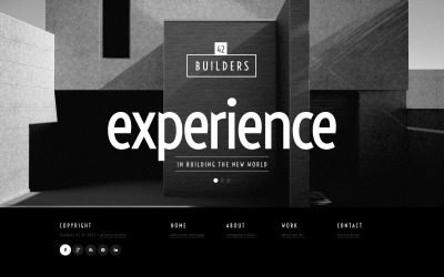 Шаблон Шаблон сайта строительной компании  