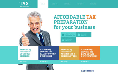 Шаблон Шаблон  White Cyan Consulting  