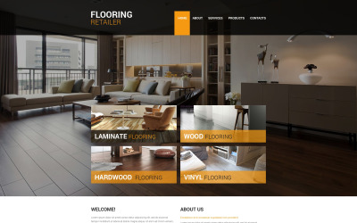 Шаблон Шаблон адаптивного  Flooring  