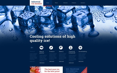 Шаблон Шаблон адаптивного  для воды  