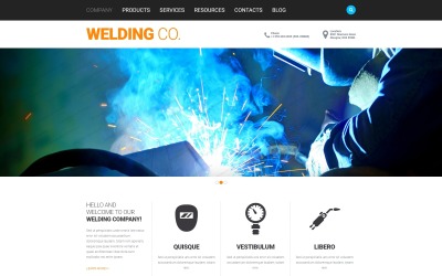 Шаблон Шаблон адаптивного  Welding  
