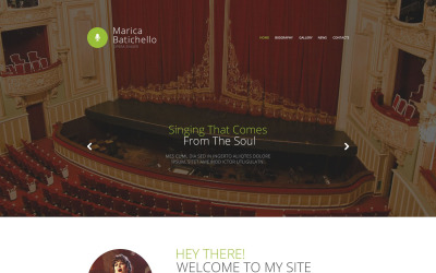 Шаблон Шаблон  Opera Singer  