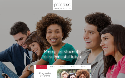 Шаблон Шаблон сайта Progress  