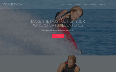 Шаблон Шаблон сайта Wakeboardy  
