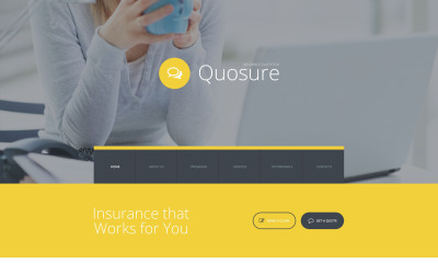 Шаблон Шаблон  Quosure  