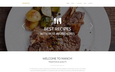 Шаблон Шаблон сайта Manch  
