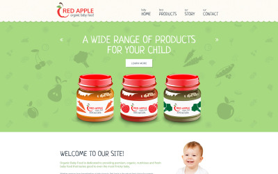 Шаблон Шаблон сайта Red Apple  