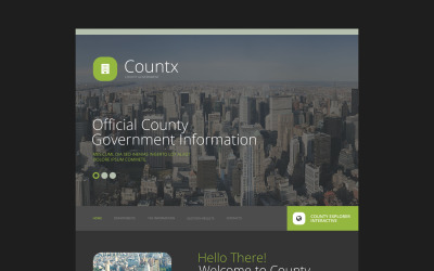 Шаблон Шаблон сайта Countx  