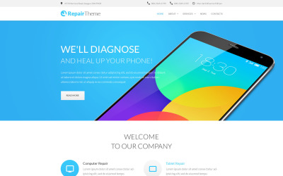 Шаблон Шаблон сайта RepairTheme  