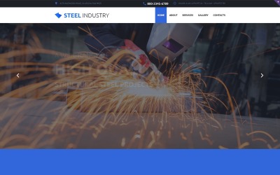 Шаблон  шаблон сайта Steelworks  