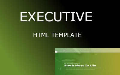 Шаблон Executive - Многоцелевой HTML-шаблон веб-  
