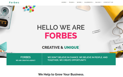 Шаблон Forbes - Многоцелевой  
