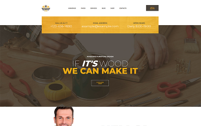 Шаблон Шаблон  IronAxe Carpentry and Woodwork  