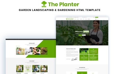 Шаблон Шаблон  Planter  