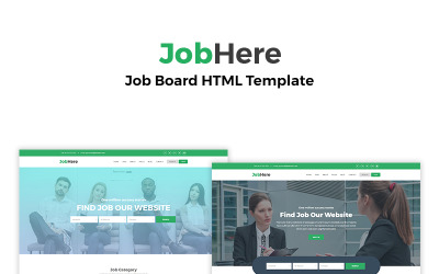 Шаблон JobHere - шаблон сайта вакансии  