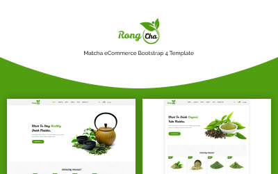 Шаблон Rongcha - шаблон  Matcha 4  
