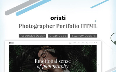 Шаблон HTML-шаблон сайта компании Oristi Photography  