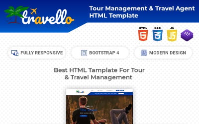 Шаблон HTML-шаблон сайта Travello 