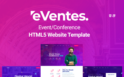 Шаблон Eventes -  шаблон  Event Conference  